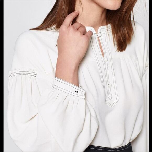 Joie Peasant Style Long Sleeve Blouse - Picture 3 of 7